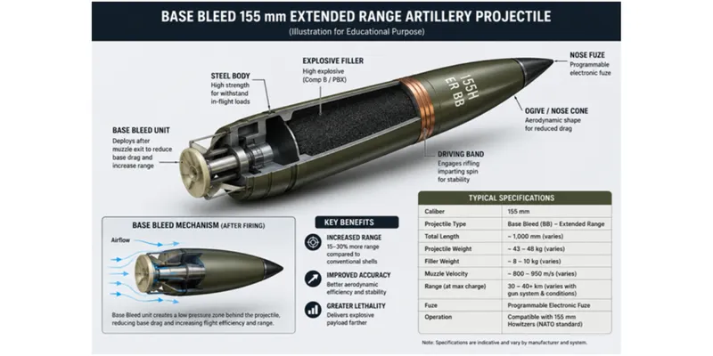 Sigma Advanced Systems Wins USD 104.9 Million Export Order for 155mm Base Bleed Artillery Shells